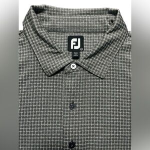 Men’s Footjoy FJ Short Sleeve Polo Size 2x Gray Print